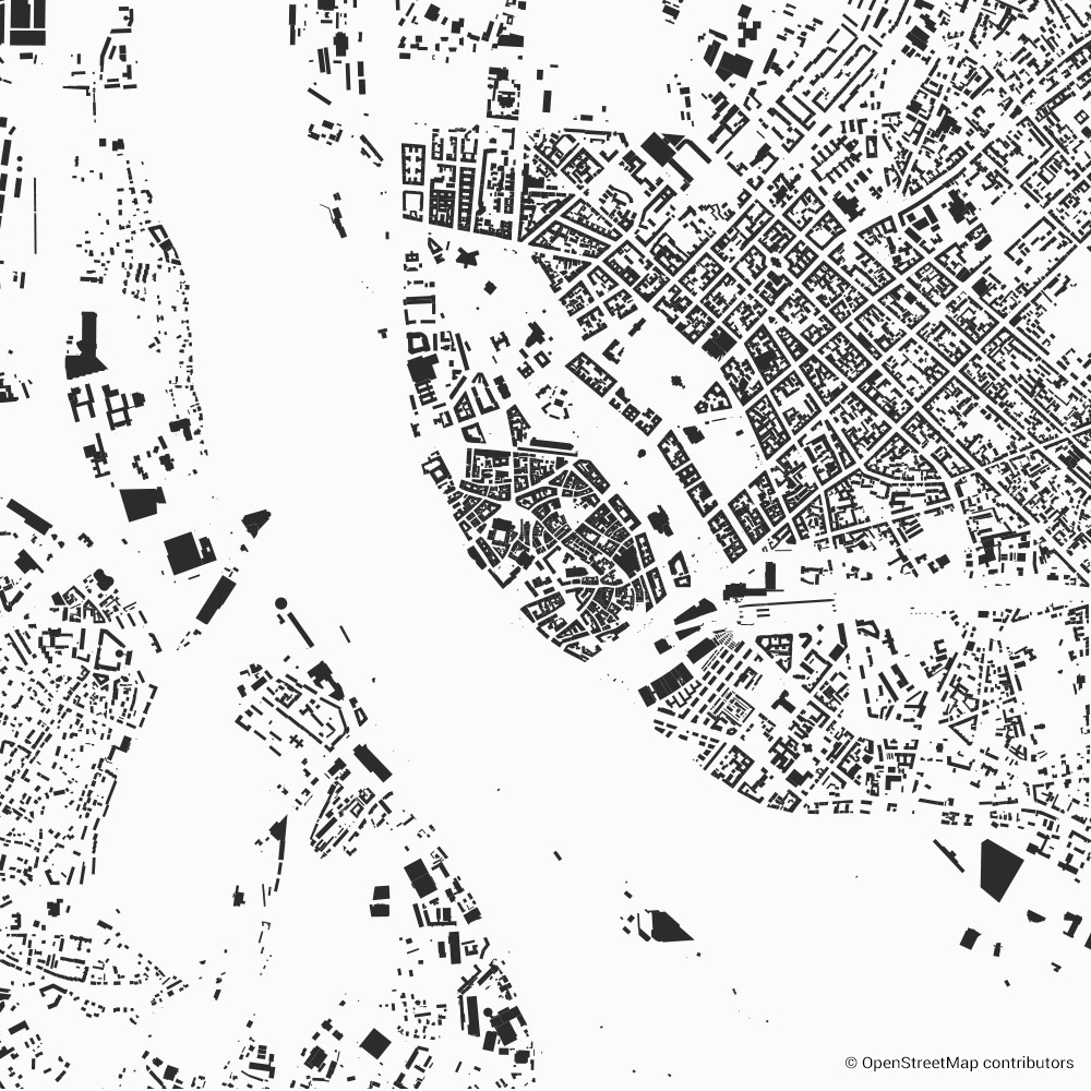 Riga figure-ground diagram & city map FIGUREGROUNDS