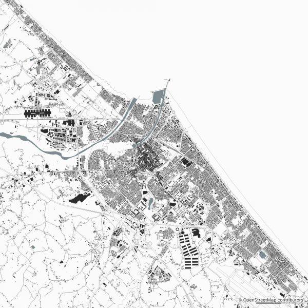 rimini figure ground diagram Schwarzplan