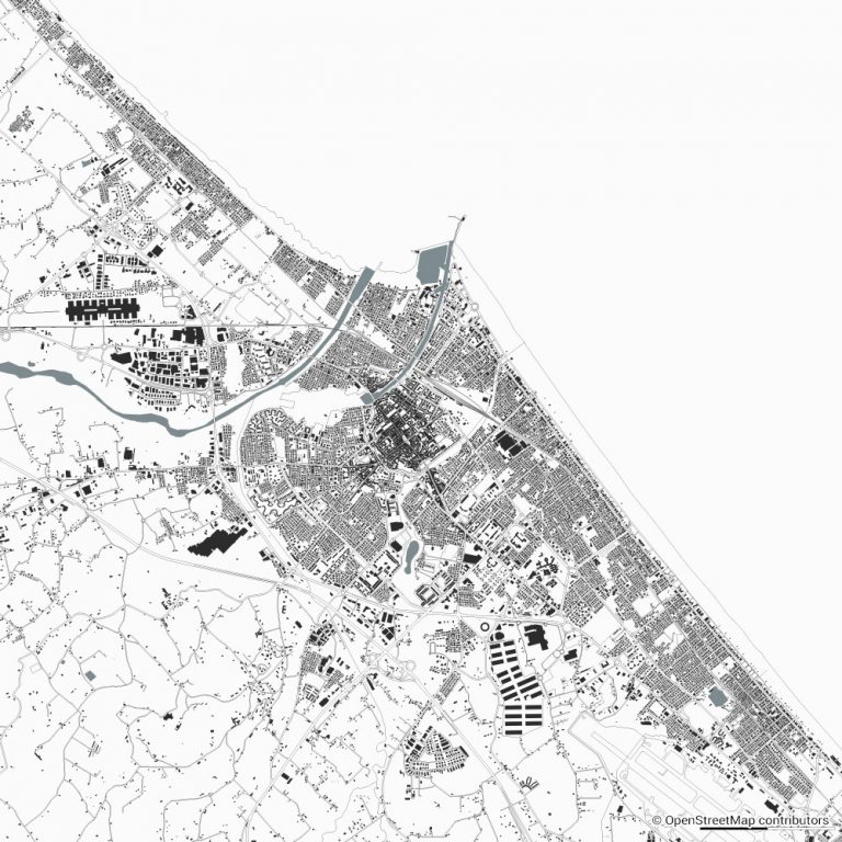 Rimini figure-ground diagram & city map FIGUREGROUNDS