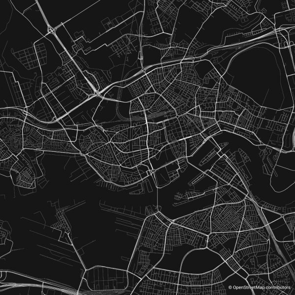 rotterdam figure ground diagram Schwarzplan