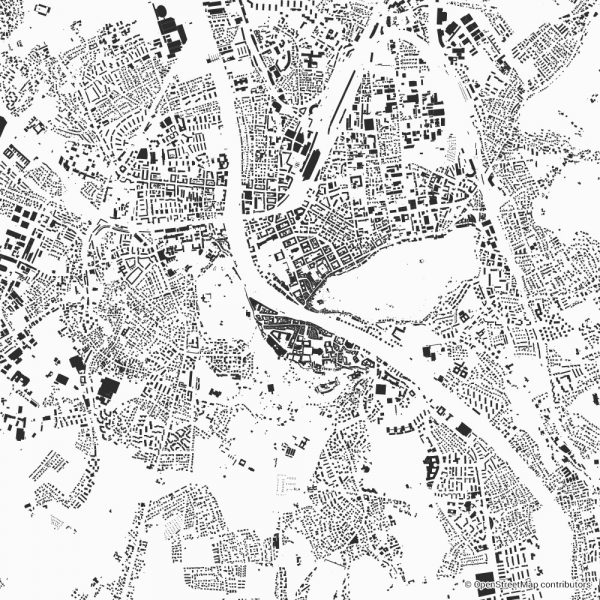 salzburg figure ground diagram Schwarzplan