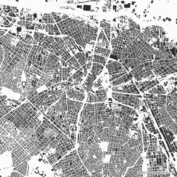 sao paulo figure ground diagram Schwarzplan