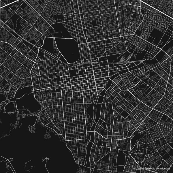 sapporo figure ground diagram Schwarzplan