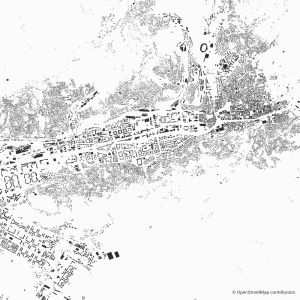 sarajevo figure ground diagram Schwarzplan