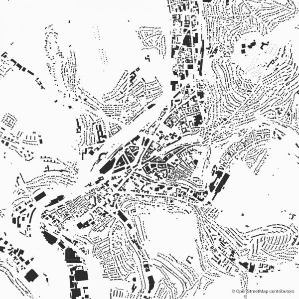 siegen figure ground diagram Schwarzplan