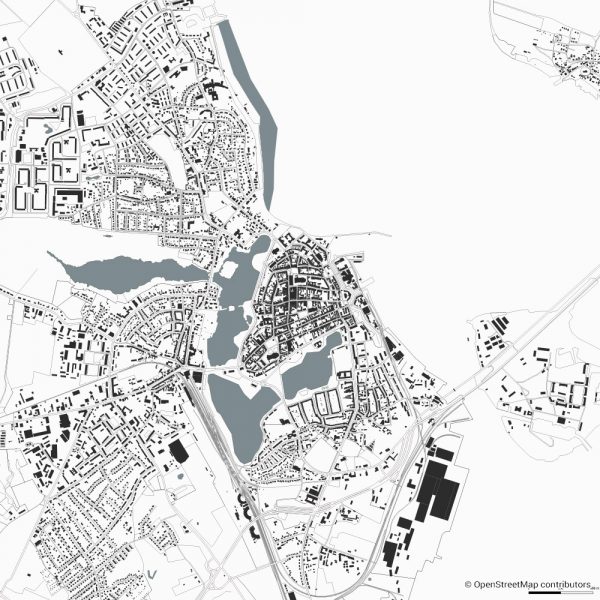 stralsund figure ground diagram Schwarzplan