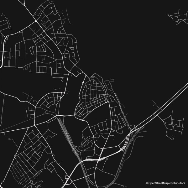 stralsund figure ground diagram Schwarzplan