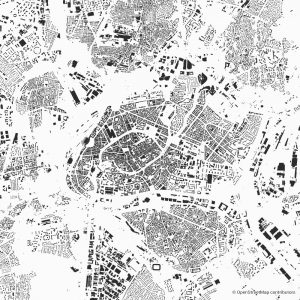 Strasbourg figure-ground diagram & city map FIGUREGROUNDS