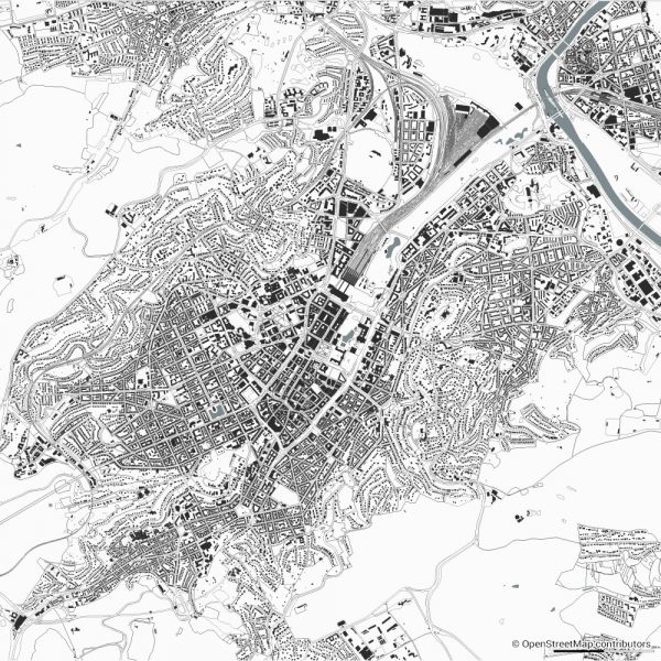 stuttgart figure ground diagram Schwarzplan