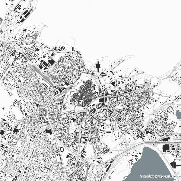 tallinn figure ground diagram Schwarzplan