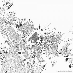 tallinn figure ground diagram Schwarzplan