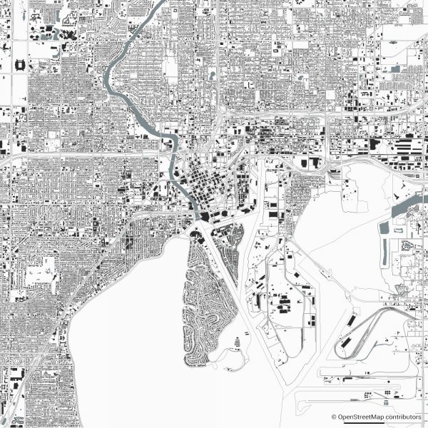 tampa figure ground diagram Schwarzplan