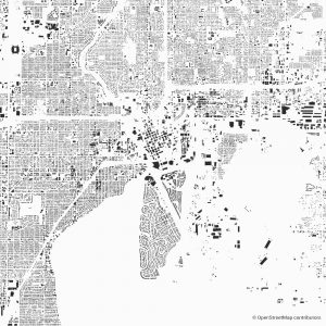 tampa figure ground diagram Schwarzplan