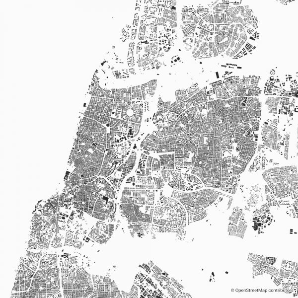 tel aviv figure ground diagram Schwarzplan