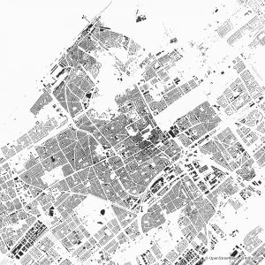 the hague figure ground diagram Schwarzplan