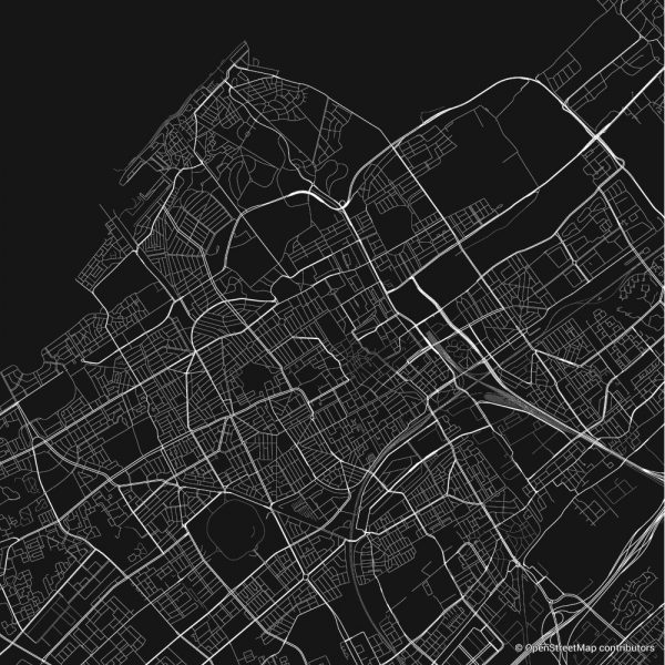 the hague figure ground diagram Schwarzplan