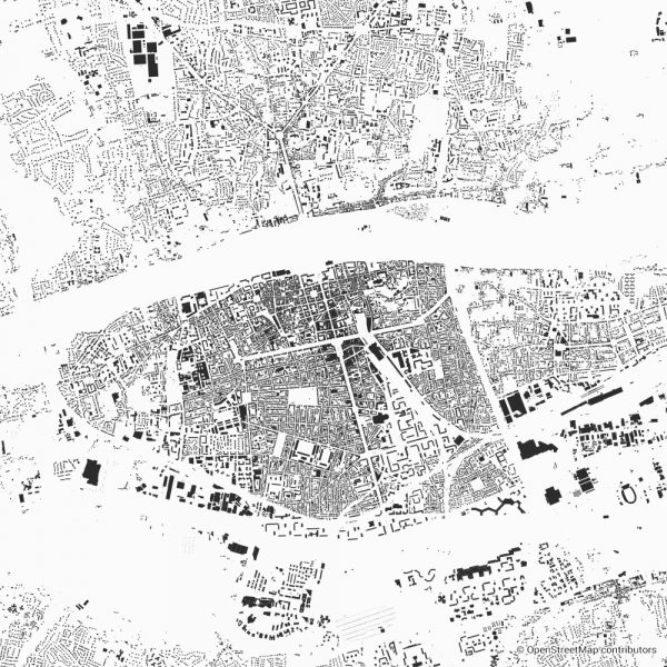 tours figure ground diagram Schwarzplan