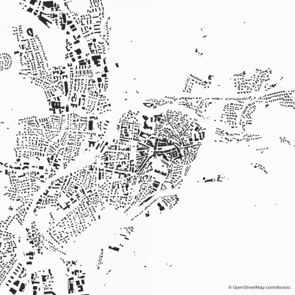 traunstein figure ground diagram Schwarzplan