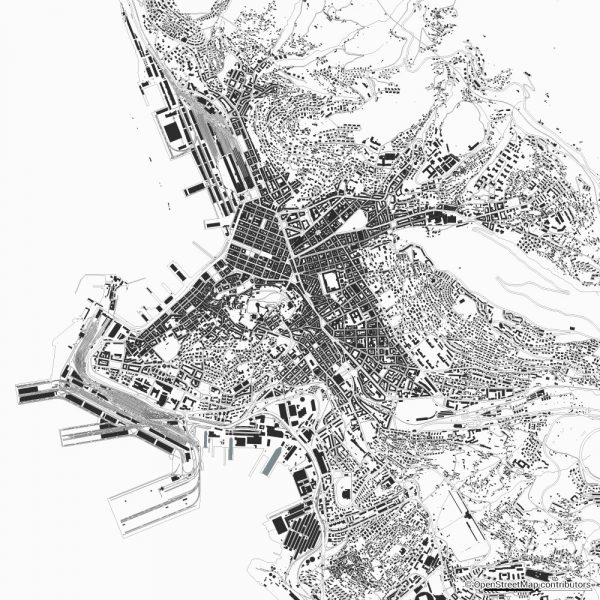 triest figure ground diagram Schwarzplan