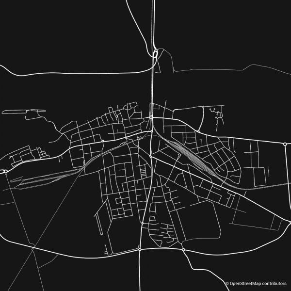 tulln figure ground diagram Schwarzplan