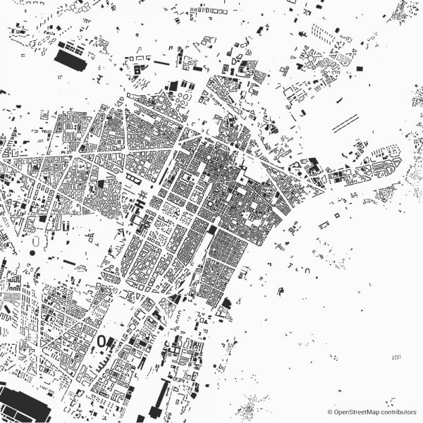 turin figure ground diagram Schwarzplan