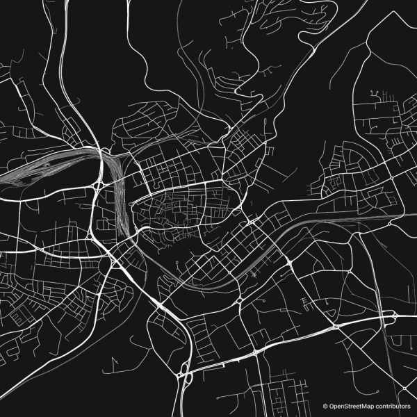 ulm figure ground diagram Schwarzplan