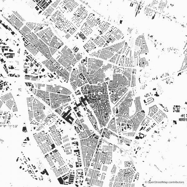 utrecht figure ground diagram Schwarzplan