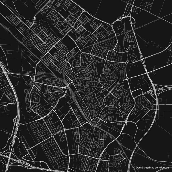 utrecht figure ground diagram Schwarzplan