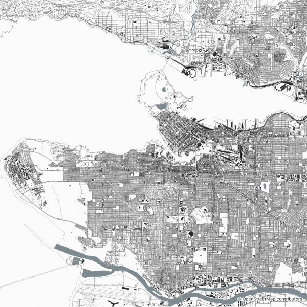 vancouver figure ground diagram Schwarzplan