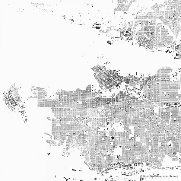 vancouver figure ground diagram Schwarzplan