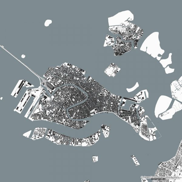 venice figure ground diagram Schwarzplan