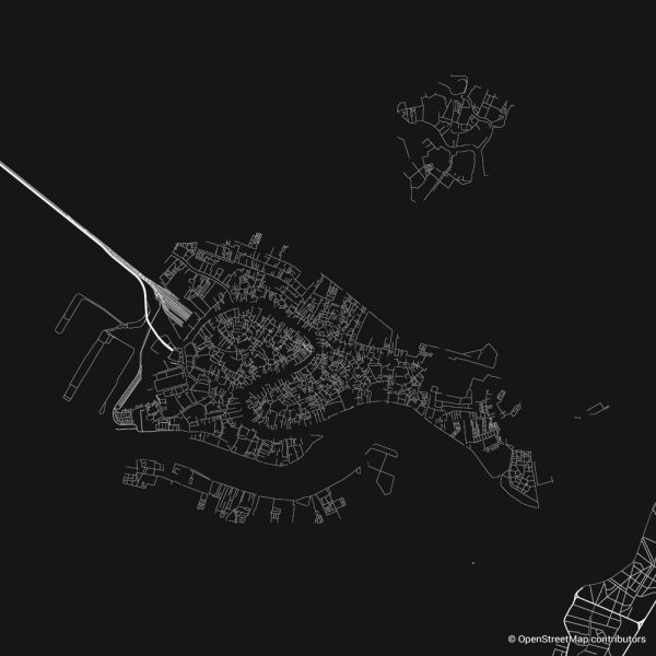 venice figure ground diagram Schwarzplan