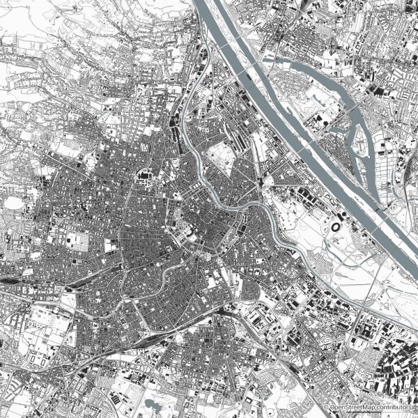 vienna figure ground diagram Schwarzplan