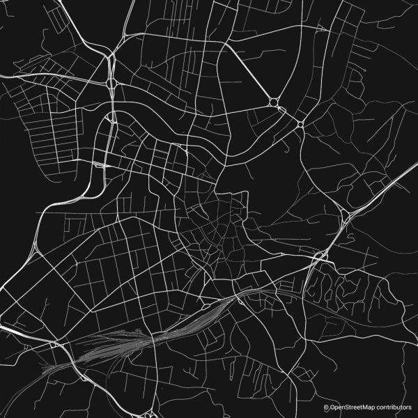 vilnius figure ground diagram Schwarzplan