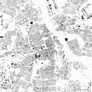 warsaw figure ground diagram Schwarzplan