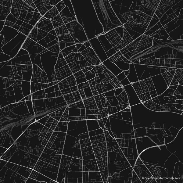 warsaw figure ground diagram Schwarzplan