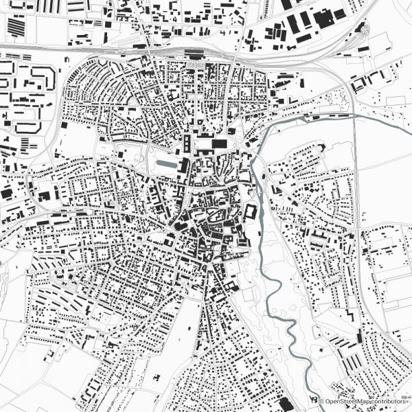 weimar figure ground diagram Schwarzplan