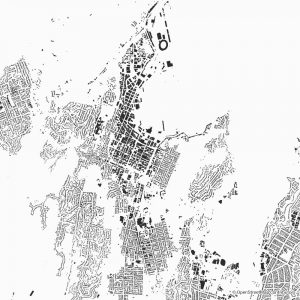 wellington figure ground diagram Schwarzplan