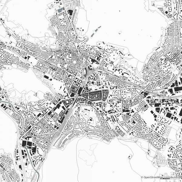 winterthur figure ground diagram Schwarzplan