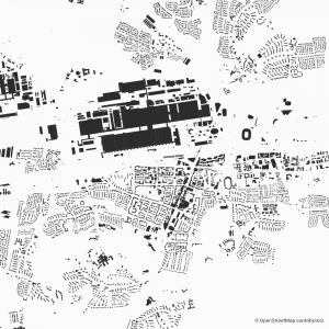 wolfsburg figure ground diagram Schwarzplan