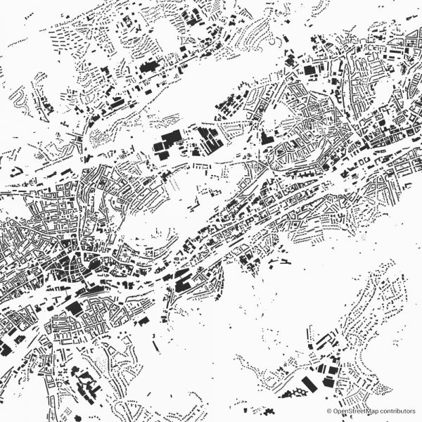 wuppertal figure ground diagram Schwarzplan