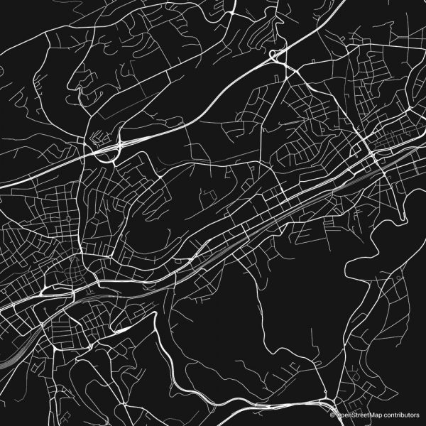 wuppertal figure ground diagram Schwarzplan