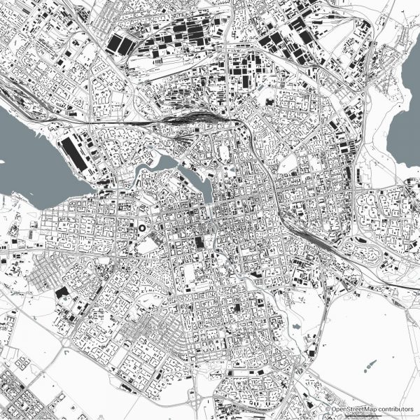 yekaterinburg figure ground diagram Schwarzplan