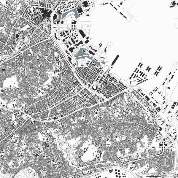 yokohama figure ground diagram Schwarzplan