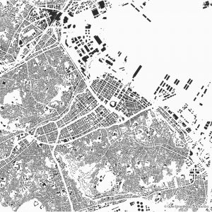 Yokohama figure-ground diagram & city map FIGUREGROUNDS