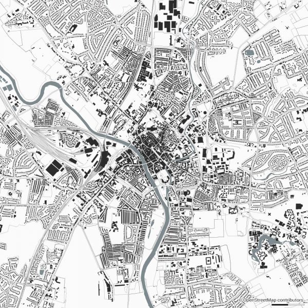 york figure ground diagram Schwarzplan