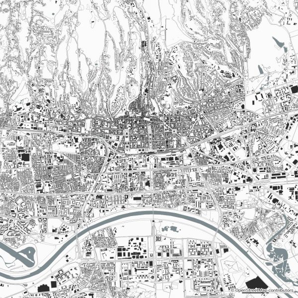 zagreb figure ground diagram Schwarzplan