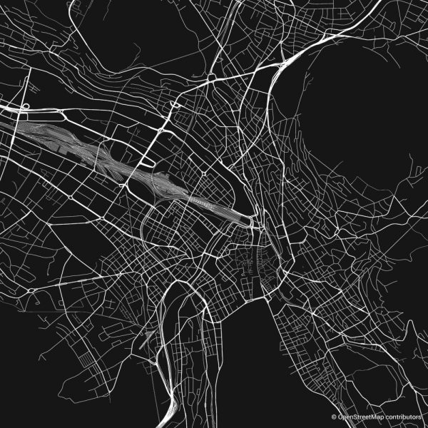 zurich figure ground diagram Schwarzplan